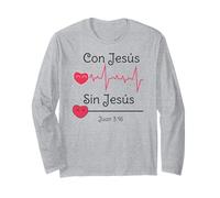 Jesus Christ Cross Bible Verse Sayings Christian Devotion Manga Larga