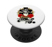 Jesus Christ Cross Bible Verse Sayings Christian Devotion PopSockets PopGrip Adhesivo