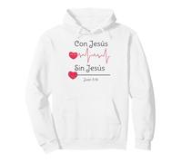 Jesus Christ Cross Bible Verse Sayings Christian Devotion Sudadera con Capucha