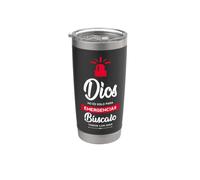 Jesus Christ Cross Bible Verse Sayings Christian Devotion Vaso térmico de acero inoxidable de doble pared