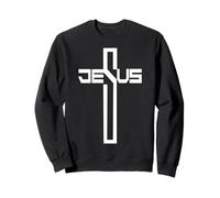 Jesus Christ Cross Faith Christian Religious Servant of God Sudadera