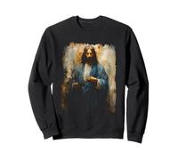 Jesus Christ Holy Face Blessing Christian Faith in Jesus Sudadera