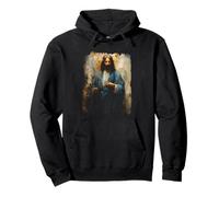 Jesus Christ Holy Face Blessing Christian Faith in Jesus Sudadera con Capucha
