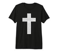 Jesus Christ Messiah Biblical Names Christian Faith Cross Camiseta Premium