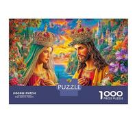 Jesús Christ Puzzle 1000 Piezas para La Familia-Rompecabezas Difícil, Apto para Adultos Y Adolescentes A Partir De 14 Años 70x50cm/1000pcs