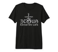 Jesus Christ Saved My Life Shirt For Women Men Camiseta Premium