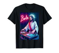 Jesús como DJ en Berlín techno street art Camiseta