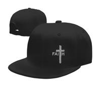 Jesús Cristianismo Fe Cruz Mujeres Hombres Protección Solar Gorras Plana Sombrero Snapback Clásica Sombrero De Béisbol para Camionero Hip Hop Caza
