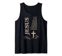 Jesús Cristiano Fe Cruz Creyente Adoración Evangelio Camiseta sin Mangas