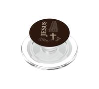 Jesús Cristiano Fe Cruz Creyente Adoración Evangelio PopSockets PopGrip para MagSafe