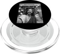Jesús Cristiano Religioso Último Día De Escuela Divertido Selfie PopSockets PopGrip para MagSafe