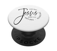 Jesús Cristianos Hombres y Mujeres Que aman a Dios & Jesús PopSockets PopGrip Adhesivo