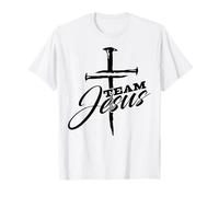 Jesus Cross Team Jesus Saves Cross Christian Religious Faith Camiseta