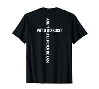 Jesús Cruz Biblia Fe Sobre el Miedo Poner a Dios Primer ARTE EN LA Camiseta