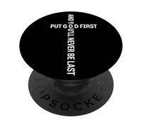 Jesús Cruz Biblia Fe Sobre el Miedo Poner a Dios Primer ARTE EN LA PopSockets PopGrip Adhesivo