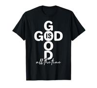 Jesús, Cruz, Dios bendiga la Biblia, la fe, Dios es bueno todo el tiempo Camiseta