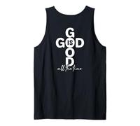 Jesús, Cruz, Dios bendiga la Biblia, la fe, Dios es bueno todo el tiempo Camiseta sin Mangas