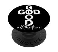 Jesús, Cruz, Dios bendiga la Biblia, la fe, Dios es bueno todo el tiempo PopSockets PopGrip Adhesivo