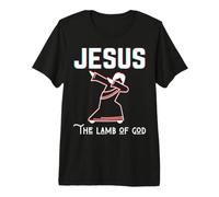 Jesús Dab El Cordero Dios Cristiano Navidad Pascua Dabbing Camiseta Premium