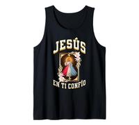 Jesús de la Divina Misericordia, en tí confío Camiseta sin Mangas
