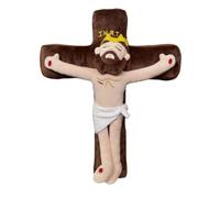 Jesús de Peluche para Niños Personaje de Jesús con Cruz en Peluche