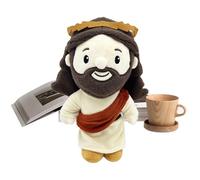 Jesús de Peluche Relleno - Figura de Tela de Peluche, Recuerdo Suave y reconfortante, de exhibición abrazable, Amigo Coleccionable Decorativo Hora de Dormir, sofá, escritori