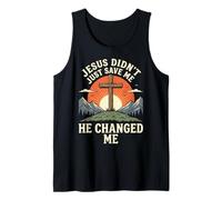 Jesus Didn'T Just Save Me He Changed Me Camiseta sin Mangas