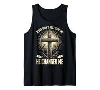 Jesus Didn'T Just Save Me He Changed Me Camiseta sin Mangas