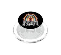 Jesus Didn'T Just Save Me He Changed Me PopSockets PopGrip para MagSafe