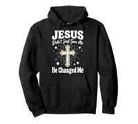 Jesus Didn'T Just Save Me He Changed Me Sudadera con Capucha