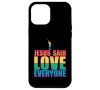JESÚS Dijo AMAR A Todos Angel Moroni Mormón LGBT Meme Carcasa para iPhone 12 Pro MAX