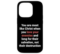 Jesús Dijo Que Amen a Sus Enemigos Sean como Cristo Lucas 6 27 Carcasa para iPhone 14 Pro