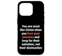 Jesús Dijo Que Amen a Sus Enemigos Sean como Cristo Lucas 6 27 Carcasa para iPhone 16 Pro