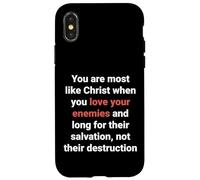 Jesús Dijo Que Amen a Sus Enemigos Sean como Cristo Lucas 6 27 Carcasa para iPhone X/XS
