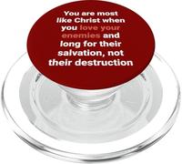 Jesús Dijo Que Amen a Sus Enemigos Sean como Cristo Lucas 6 27 PopSockets PopGrip para MagSafe