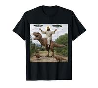 Jesus Dinosaur UFO - Aventura Surrealista para los Amantes de los Memes Camiseta