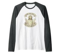Jesús Dios mío, Chicos, Nunca Dije Que Cristiano Divertido Camiseta Manga Raglan