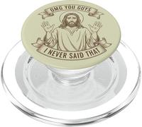 Jesús Dios mío, Chicos, Nunca Dije Que Cristiano Divertido PopSockets PopGrip para MagSafe