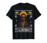 Jesús Divertido Traje navideño i Will be Back Navidad Camiseta
