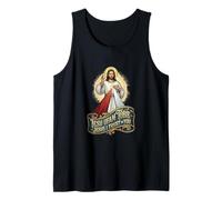 Jesús Divina Misericordia Confío en Ti Católica Camiseta sin Mangas