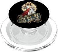 Jesús Divina Misericordia Confío en Ti Católica PopSockets PopGrip para MagSafe
