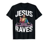 Jesús DJing en Rave Festival Fiesta Celebración Diseño Camiseta