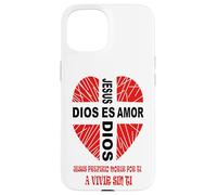 Jesús El Amor de Dios Cristo Buen Pastor Vida Eterna Carcasa para iPhone 15