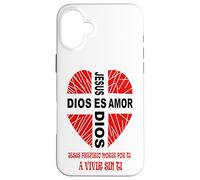 Jesús El Amor de Dios Cristo Buen Pastor Vida Eterna Carcasa para iPhone 16 Plus