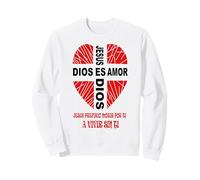 Jesús El Amor de Dios Cristo Buen Pastor Vida Eterna Sudadera