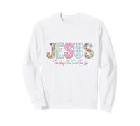 Jesús El Camino La Verdad La Vida Fe Cristiana Diseño Sudadera
