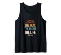 Jesús El Camino La Verdad La Vida - Juan 14:6 Cita de las Escrituras Camiseta sin Mangas