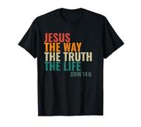 Jesús El Camino La Verdad La Vida Juan 14:6 Inspirador Camiseta