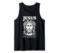 Jesús, el Camino, la Verdad, la Vida, la Ropa Urbana Cristiana Camiseta sin Mangas