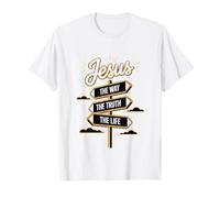 Jesús El Camino La Verdad La Vida Mensaje Religioso Jesús Camiseta
